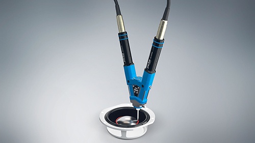 Bonding application: preeflow eco-DUO 2-component dispenser at loudspeaker bonding