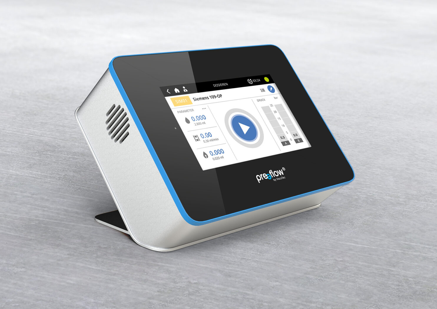 preeflow Dosiersteuerung eco-CONTROL EC200 2.0 als Tischversion.