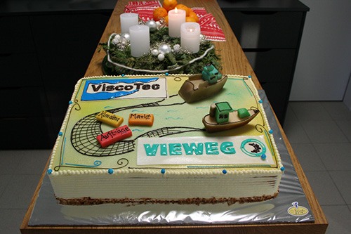 ViscoTec preeflow Vieweg Vertriebstagung Torte