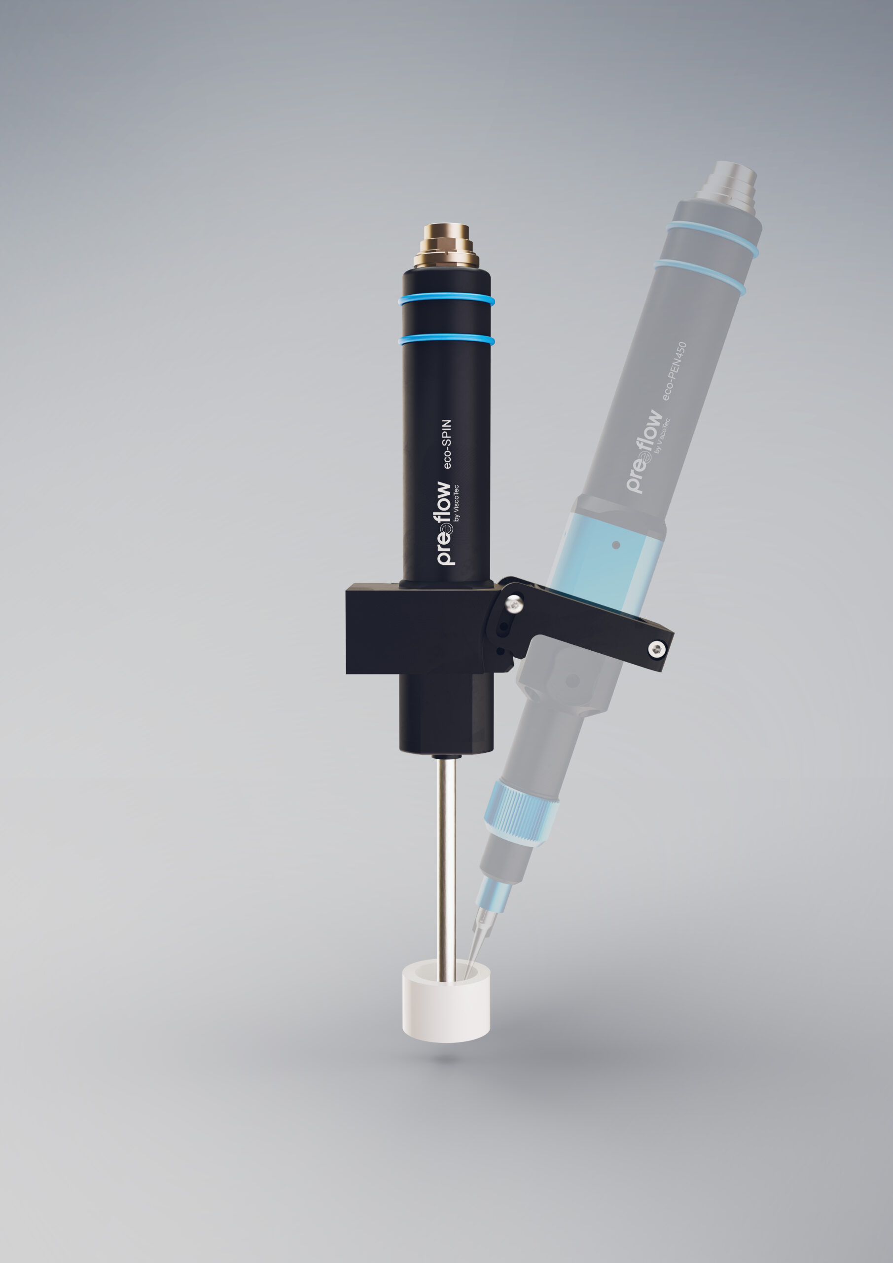 The preeflow eco-SPIN enables uniform coating of complex components. (Image source: preeflow)